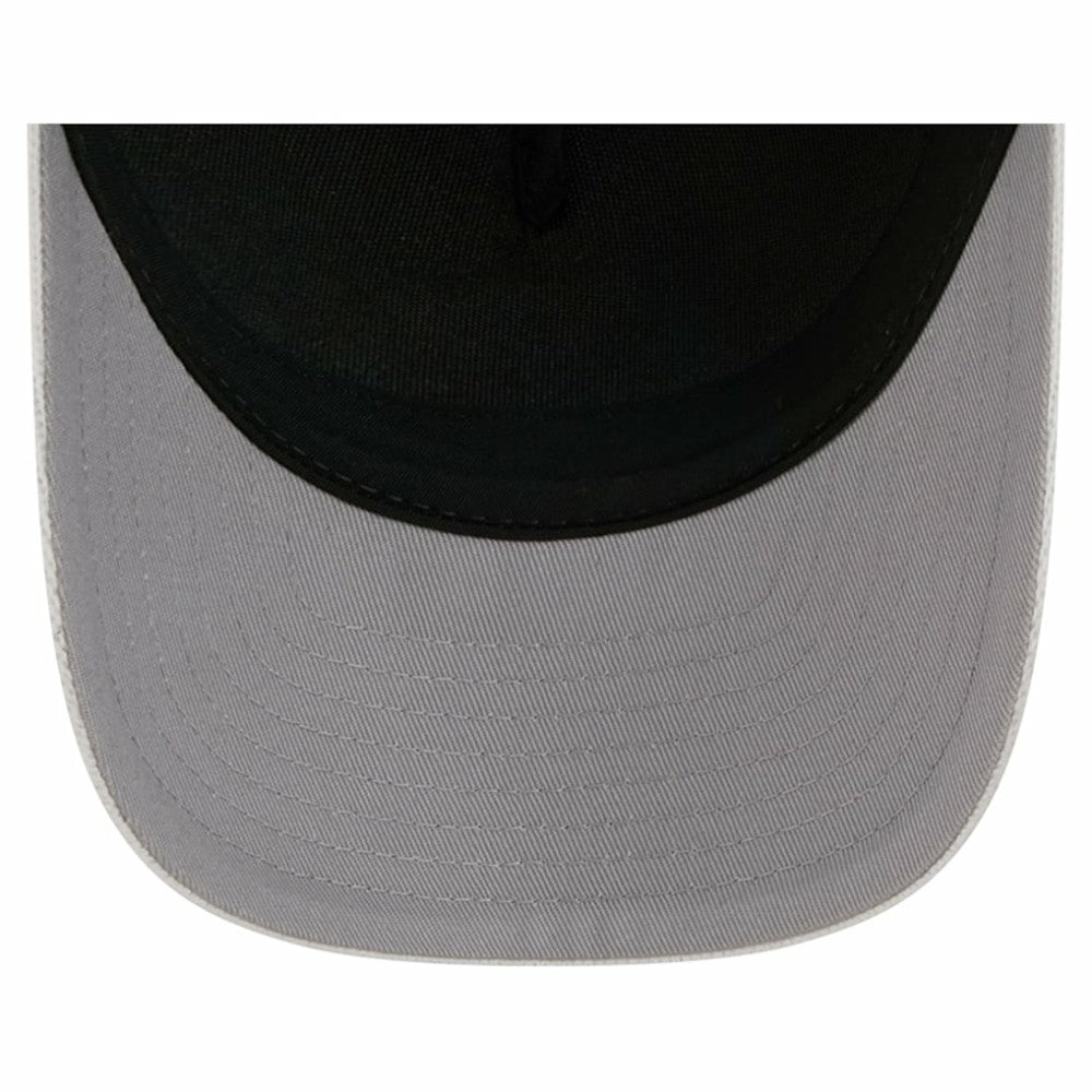 Chicago Blackhawks New Era Hockey Sock 9FORTY A-Frame M-Crown Adjustable Trucker Hat - White/Red - NHL