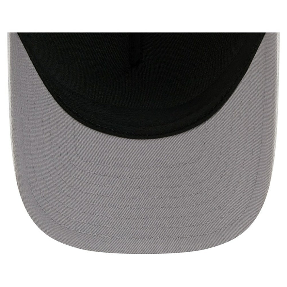 Detroit Red Wings New Era Hockey Sock 9FORTY A-Frame M-Crown Adjustable Trucker Hat - White/Red - NHL
