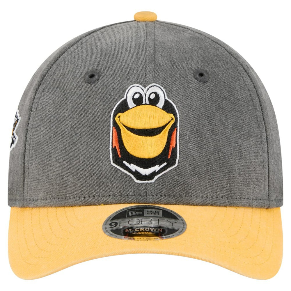 Pittsburgh Penguins New Era Mascot 2-Tone 9FORTY Adjustable Hat - Black/Gold - NHL