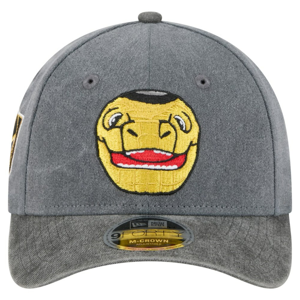 Vegas Golden Knights New Era Mascot 2-Tone 9FORTY Adjustable Hat - Charcoal/Black - NHL