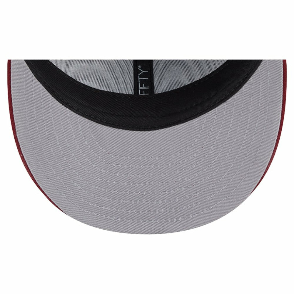 Colorado Avalanche New Era Wool Pin Low Profile 9FIFTY Snapback Hat - Gray/Burgundy - NHL