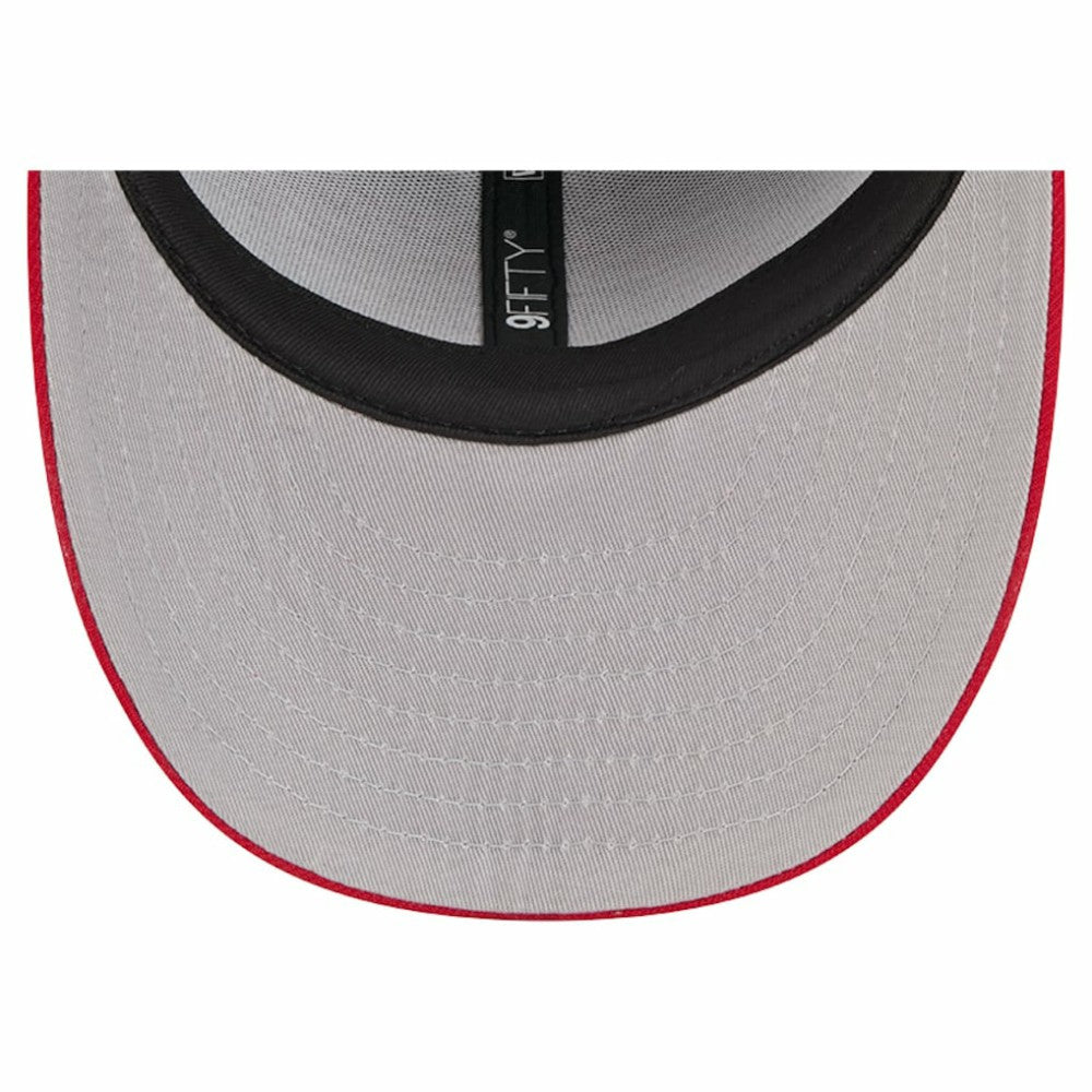 Detroit Red Wings New Era Wool Pin Low Profile 9FIFTY Snapback Hat - Gray/Red - NHL
