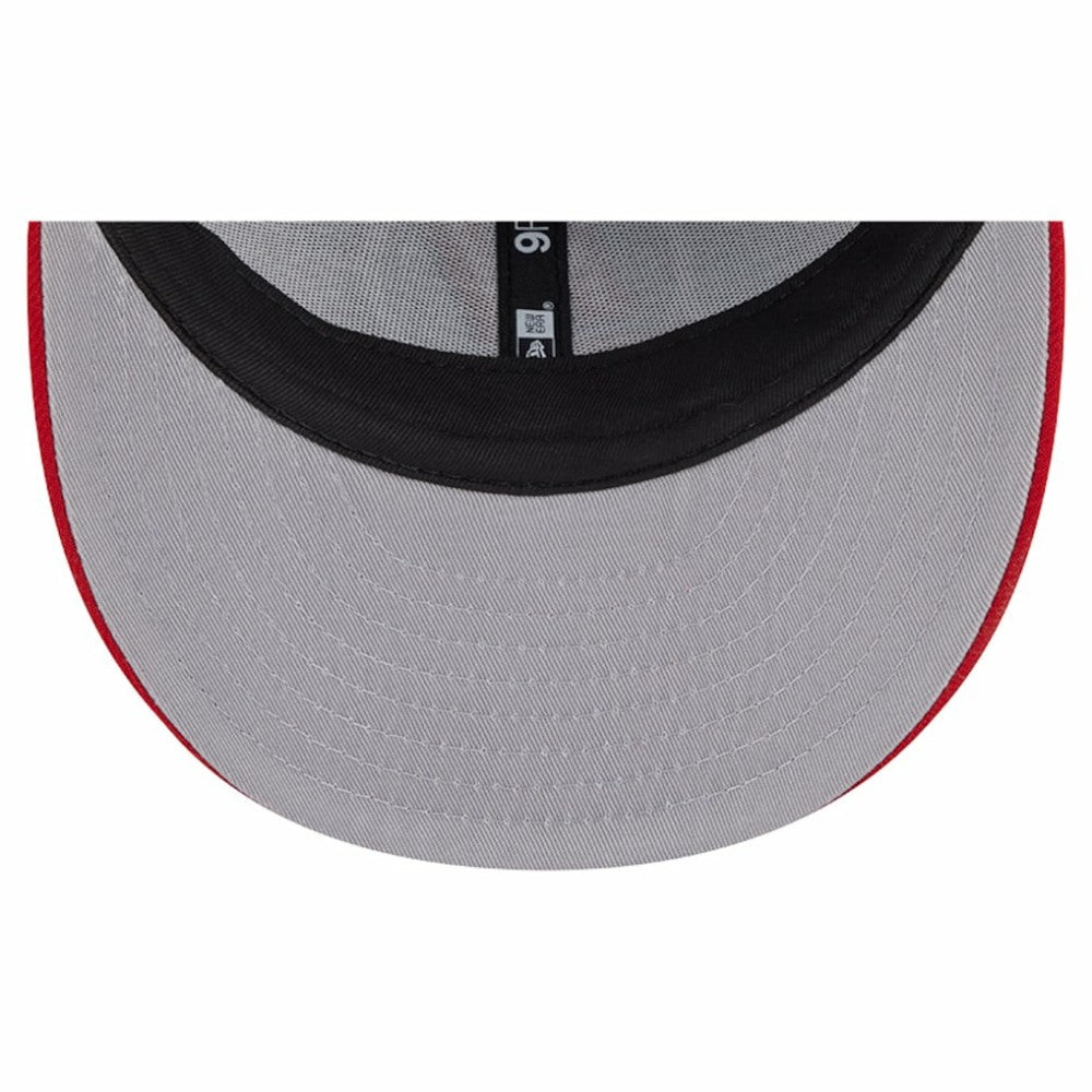 New Jersey Devils New Era Wool Pin Low Profile 9FIFTY Snapback Hat - Gray/Red - NHL