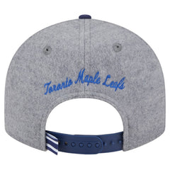 Toronto Maple Leafs New Era Wool Pin Low Profile 9FIFTY Snapback Hat - Gray/Blue - NHL