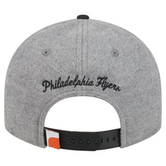 Philadelphia Flyers New Era Wool Pin Low Profile 9FIFTY Snapback Hat - Gray/Black - NHL