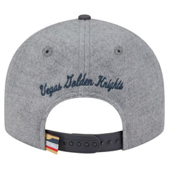 Vegas Golden Knights New Era Wool Pin Low Profile 9FIFTY Snapback Hat - Gray/Black - NHL
