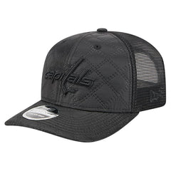 Washington Capitals New Era Quilted Nylon 9SEVENTY Adjustable Trucker Hat - Black - NHL