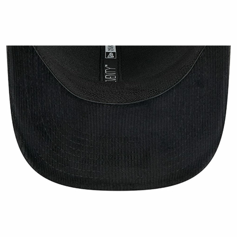 New York Rangers New Era Quilted Nylon 9SEVENTY Adjustable Trucker Hat - Black - NHL