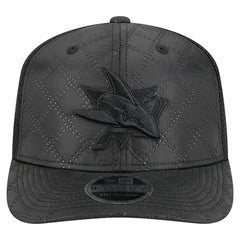 San Jose Sharks New Era Quilted Nylon 9SEVENTY Adjustable Trucker Hat - Black - NHL