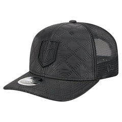 Vegas Golden Knights New Era Quilted Nylon 9SEVENTY Adjustable Trucker Hat - Black - NHL