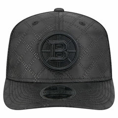 Boston Bruins New Era Quilted Nylon 9SEVENTY Adjustable Trucker Hat - Black - NHL
