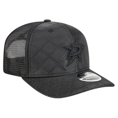 Dallas Stars New Era Quilted Nylon 9SEVENTY Adjustable Trucker Hat - Black - NHL