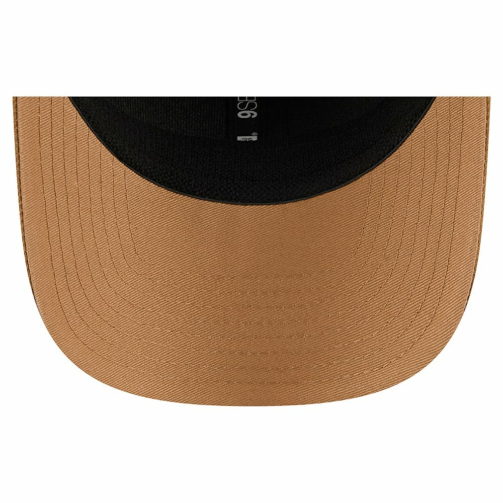 New York Rangers New Era Two-Tone Trucker 9SEVENTY Stretch Snap Adjustable Hat - Tan/Light Brown - NHL