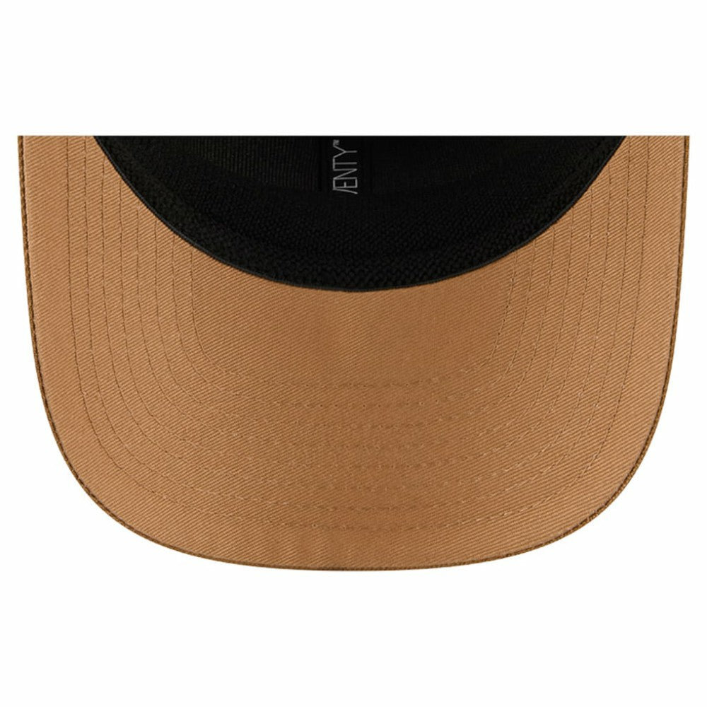 Pittsburgh Penguins New Era Two-Tone Trucker 9SEVENTY Stretch Snap Adjustable Hat - Tan/Light Brown - NHL