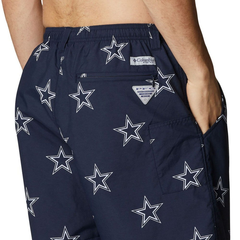 Dallas Cowboys Backcast III Printed Shorts Navy | Columbia