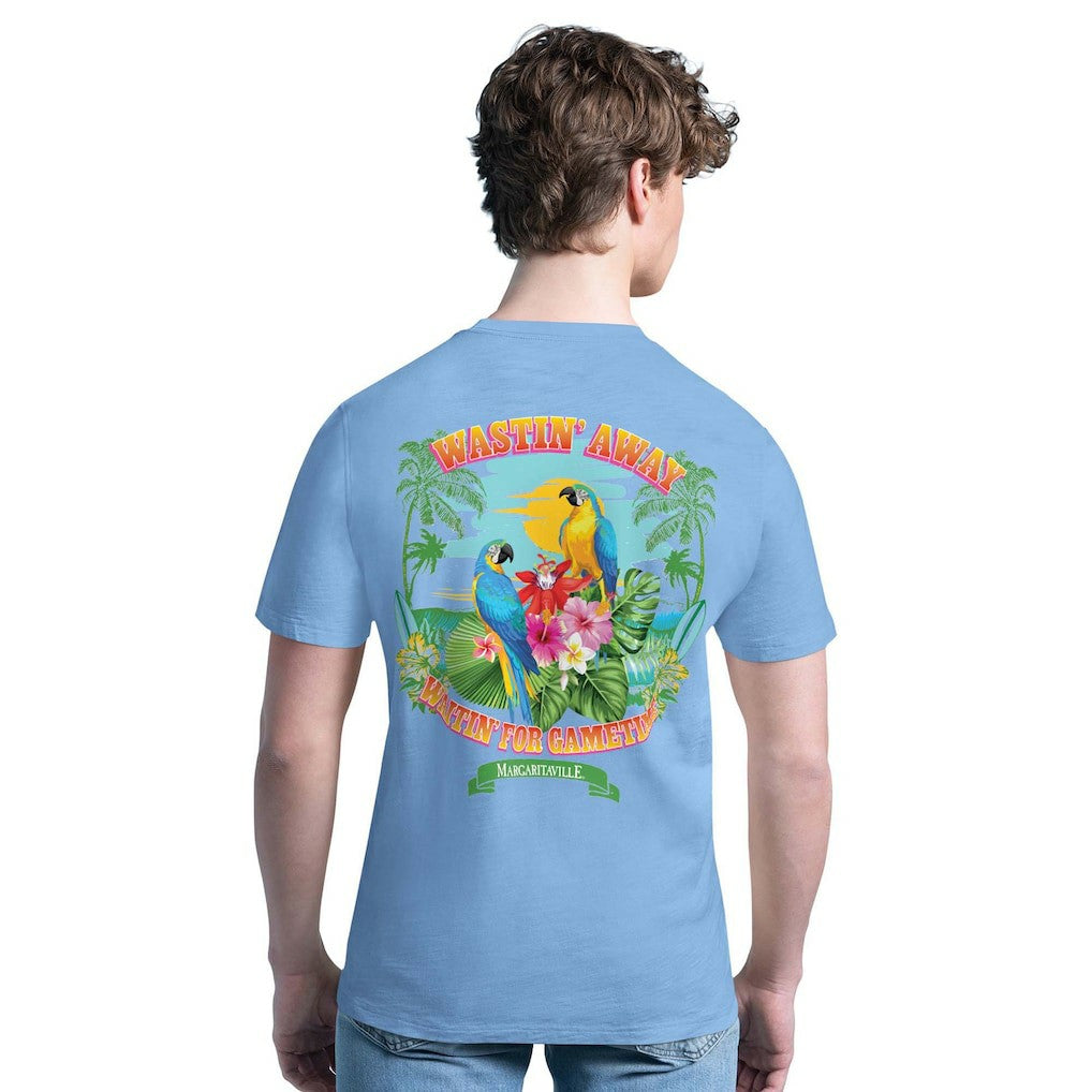 Dallas Cowboys Margaritaville Waitin' For Gametime T-Shirt Light Blue | NFL