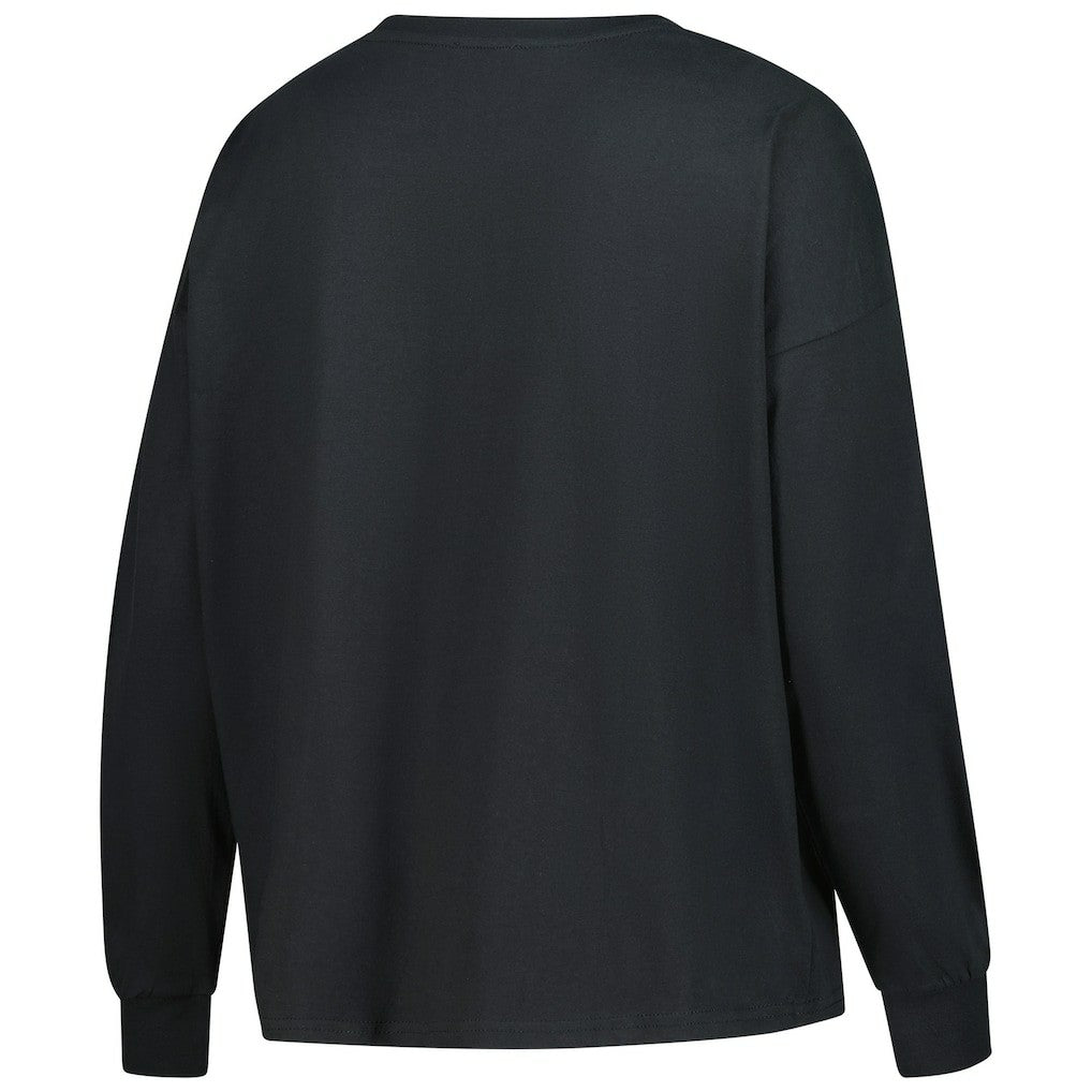 Minnesota Vikings '47 Women's Plus Size Muse Sydney Long Sleeve T-Shirt Black | 47 brand