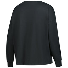 Detroit Lions '47 Women's Plus Size Muse Sydney Long Sleeve T-Shirt Black | 47 brand