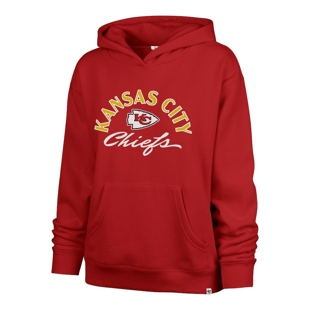 Kansas City Chiefs '47 Women's Plus Size Whirlwind Naomi Hoodie Red | 47 brand