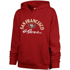 San Francisco 49ers '47 Women's Plus Size Whirlwind Naomi Hoodie Scarlet | 47 brand