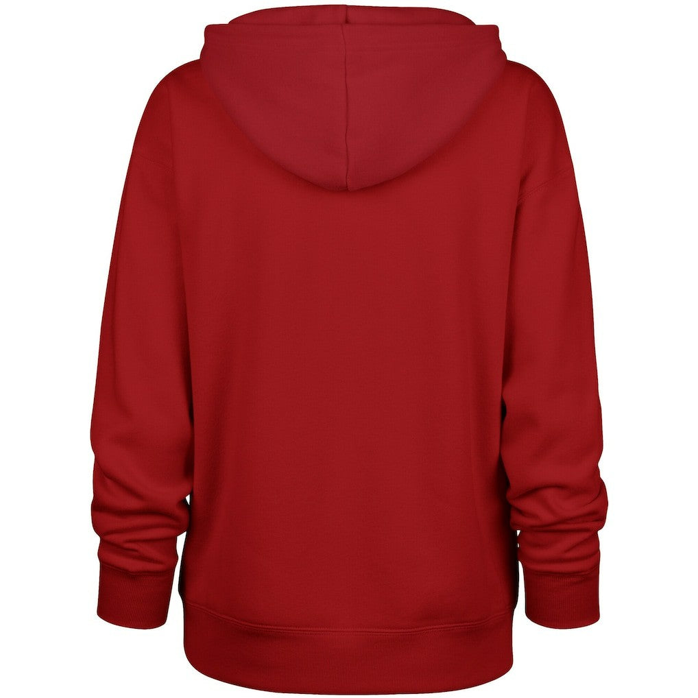 San Francisco 49ers '47 Women's Plus Size Whirlwind Naomi Hoodie Scarlet | 47 brand