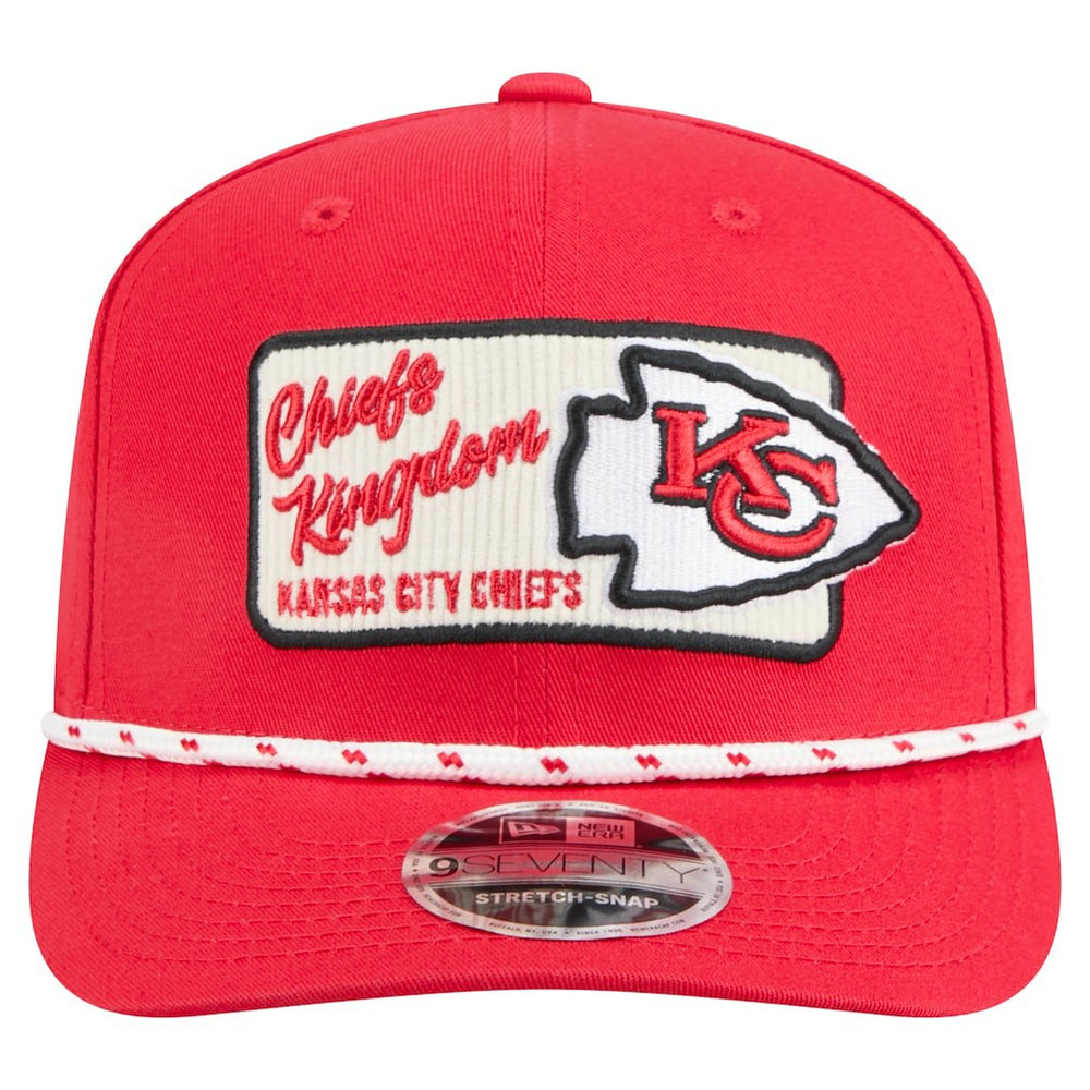 Kansas City Chiefs New Era Chant 9SEVENTY Stretch-Snap Hat Red | NFL