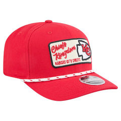 Kansas City Chiefs New Era Chant 9SEVENTY Stretch-Snap Hat Red | NFL