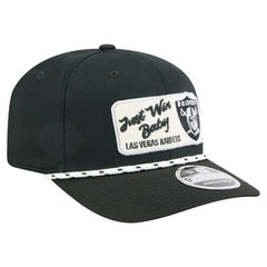 Las Vegas Raiders New Era Chant 9SEVENTY Stretch-Snap Hat Black | NFL