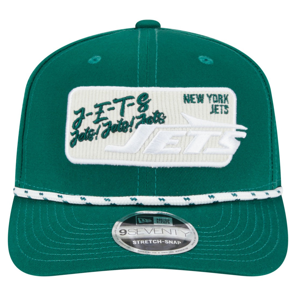 New York Jets New Era Chant 9SEVENTY Stretch-Snap Hat Green | NFL