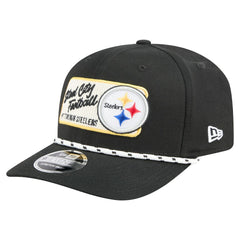 Pittsburgh Steelers New Era Chant 9SEVENTY Stretch-Snap Hat Black | NFL