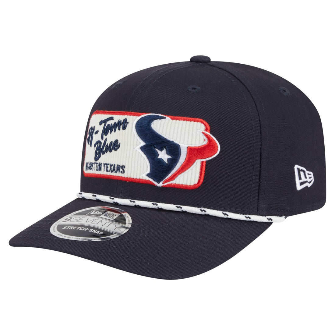 Houston Texans New Era Chant 9SEVENTY Stretch-Snap Hat Navy | NFL