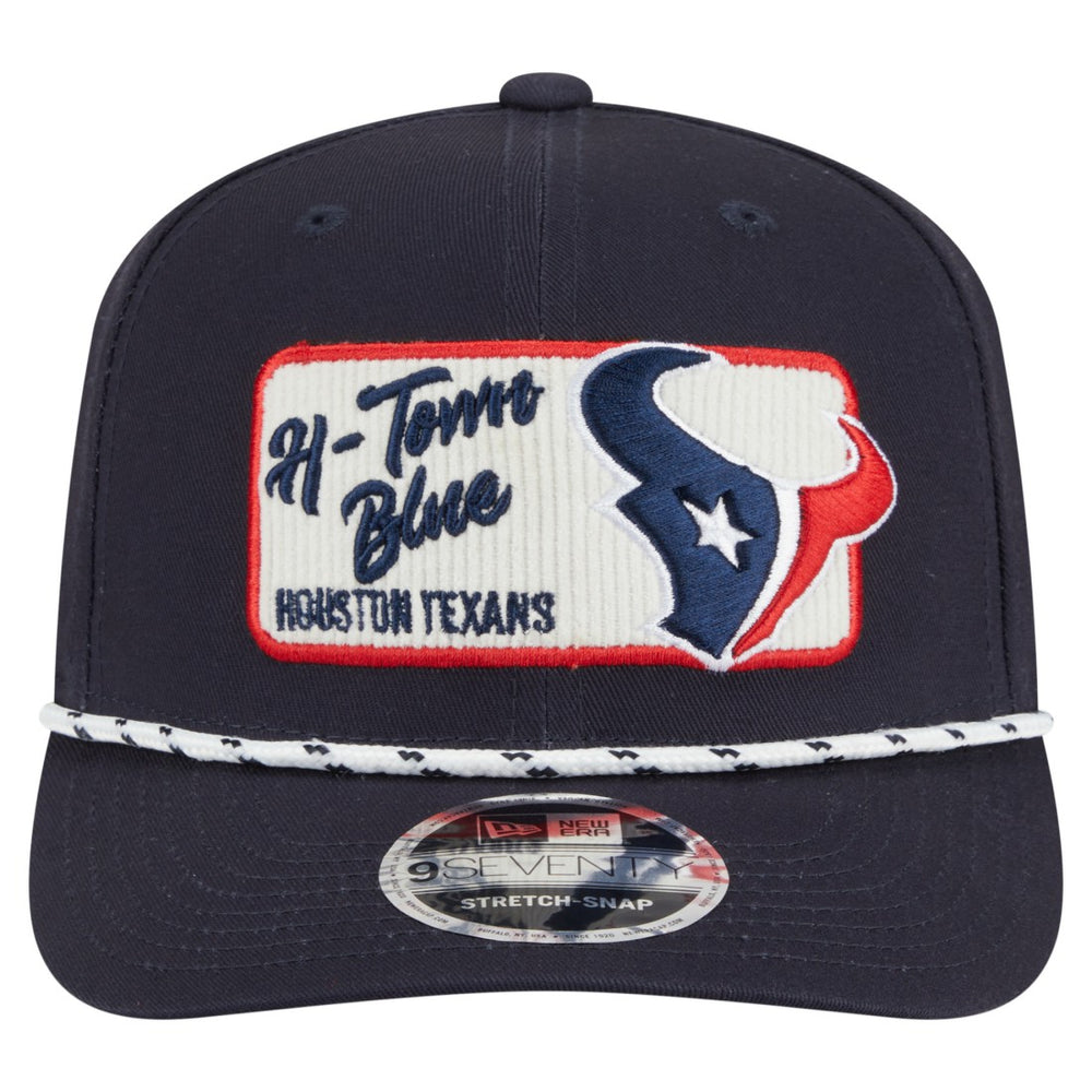 Houston Texans New Era Chant 9SEVENTY Stretch-Snap Hat Navy | NFL