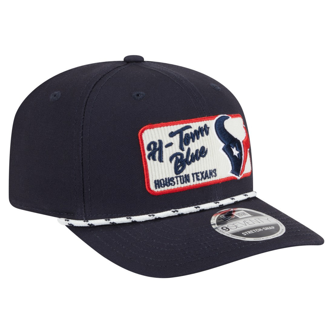 Houston Texans New Era Chant 9SEVENTY Stretch-Snap Hat Navy | NFL