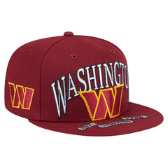 Washington Commanders New Era Oversized 59FIFTY Fitted Hat Burgundy | NFL
