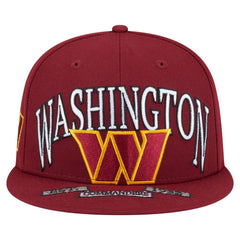 Washington Commanders New Era Oversized 59FIFTY Fitted Hat Burgundy | NFL
