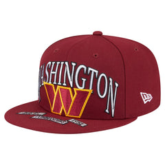 Washington Commanders New Era Oversized 59FIFTY Fitted Hat Burgundy | NFL
