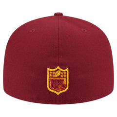 Washington Commanders New Era Oversized 59FIFTY Fitted Hat Burgundy | NFL