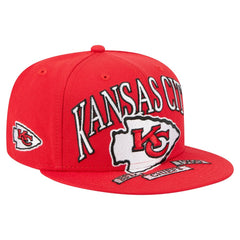 Kansas City Chiefs New Era Oversized 59FIFTY Fitted Hat Red | NFL