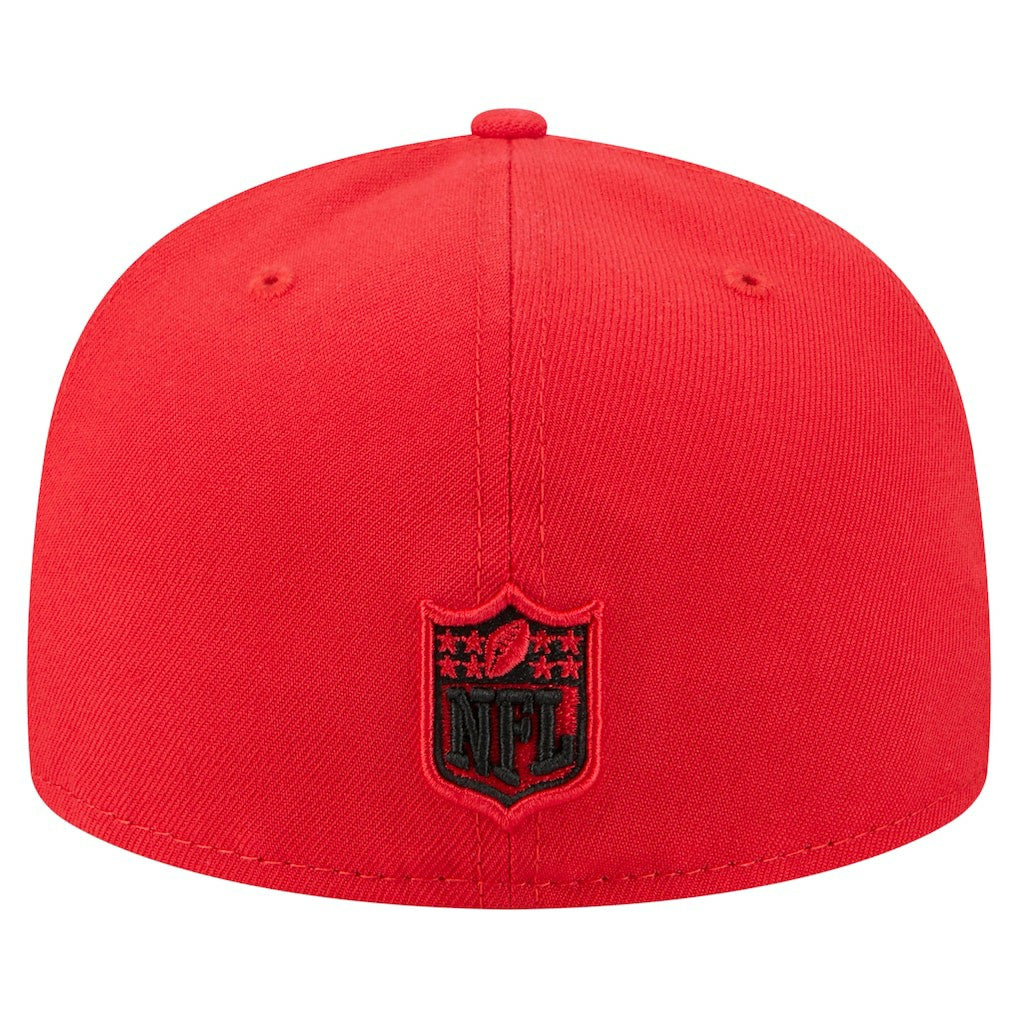 Kansas City Chiefs New Era Oversized 59FIFTY Fitted Hat Red | NFL
