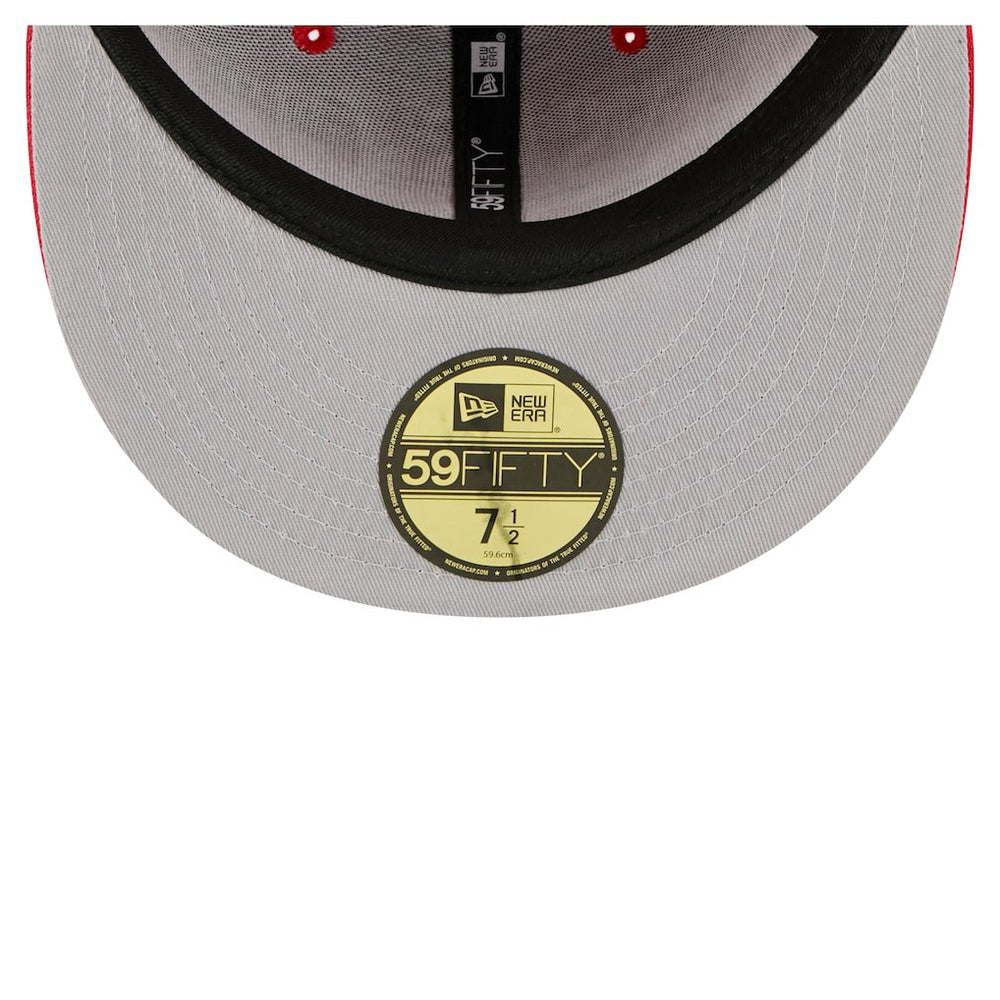 Kansas City Chiefs New Era Oversized 59FIFTY Fitted Hat Red | NFL