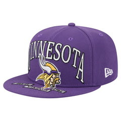 Minnesota Vikings New Era Oversized 59FIFTY Fitted Hat Purple | NFL