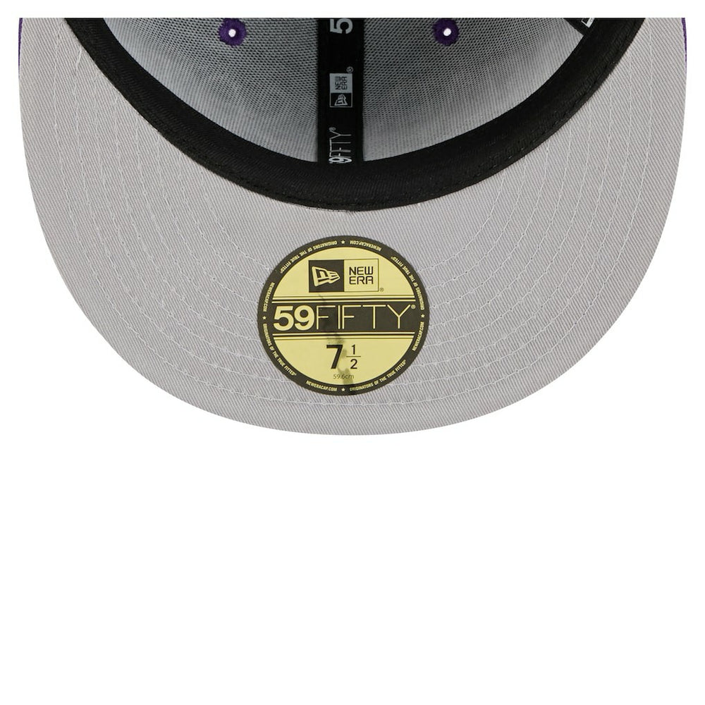 Minnesota Vikings New Era Oversized 59FIFTY Fitted Hat Purple | NFL