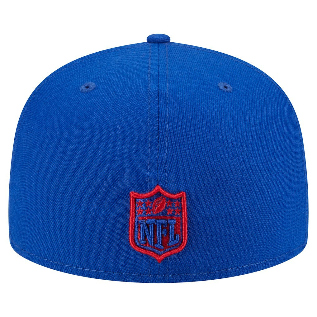 New York Giants New Era Oversized 59FIFTY Fitted Hat Royal | NFL