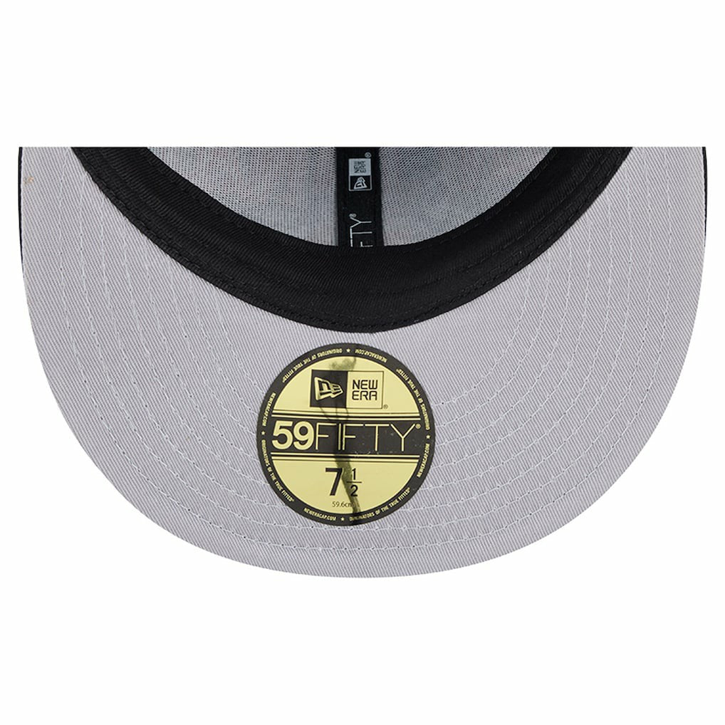 Cincinnati Bengals New Era Head Oversized 59FIFTY Fitted Hat Black | NFL