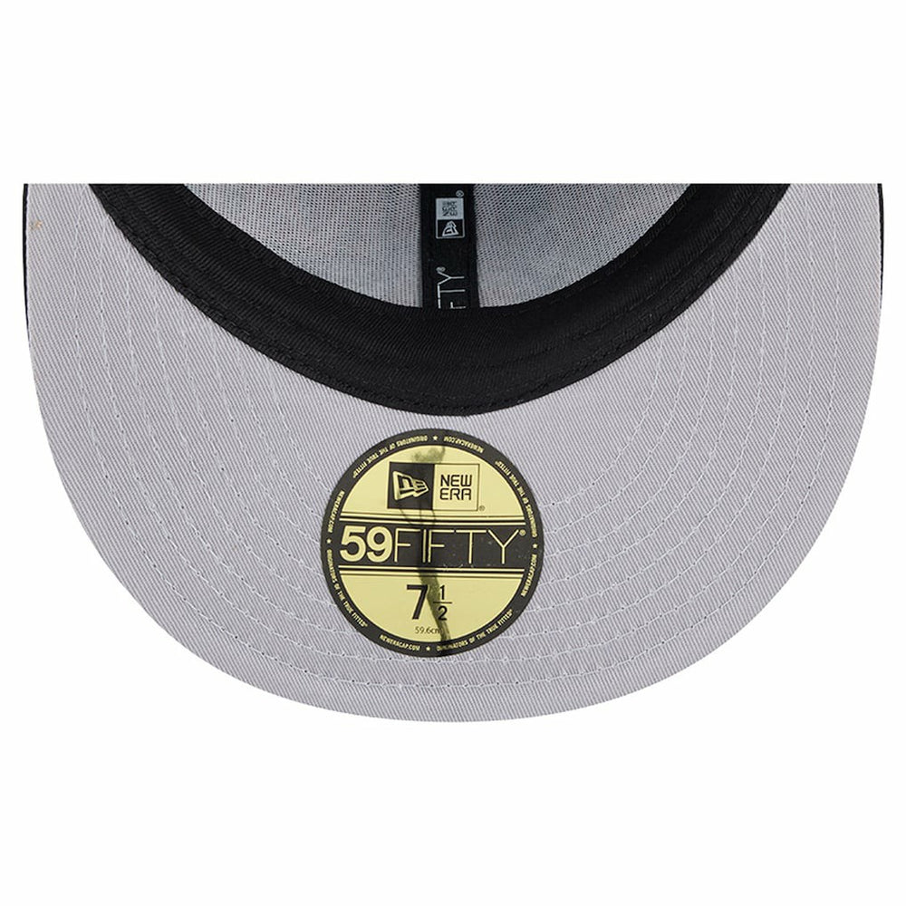 Cincinnati Bengals New Era Head Oversized 59FIFTY Fitted Hat Black | NFL