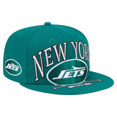 New York Jets New Era Oversized 59FIFTY Fitted Hat Green | NFL