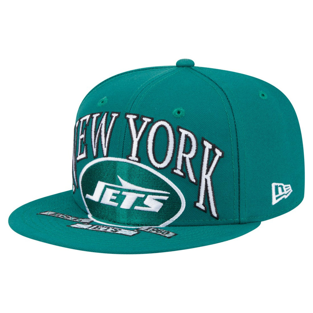 New York Jets New Era Oversized 59FIFTY Fitted Hat Green | NFL