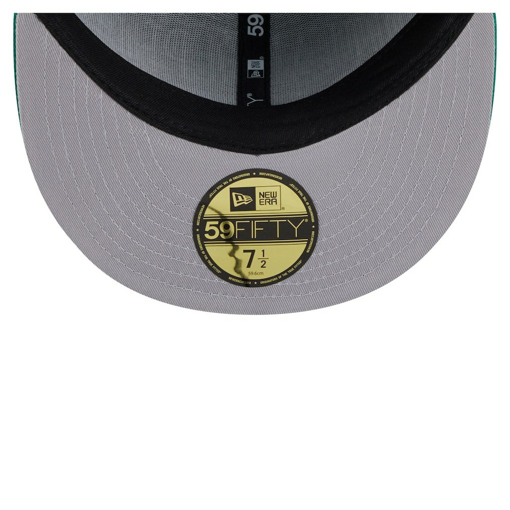 Philadelphia Eagles New Era Throwback Oversized 59FIFTY Fitted Hat Kelly Green | NFL