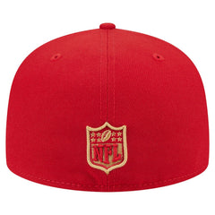 San Francisco 49ers New Era Oversized 59FIFTY Fitted Hat Scarlet | NFL