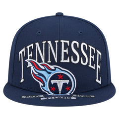 Tennessee Titans New Era Oversized 59FIFTY Fitted Hat Navy | NFL